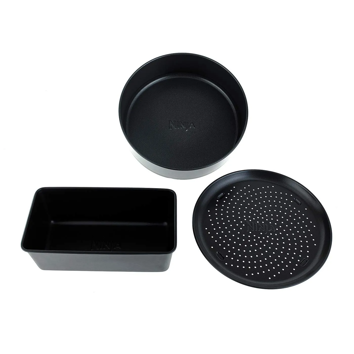 Ninja set teglie antiaderenti ceramica 3 pezzi nero