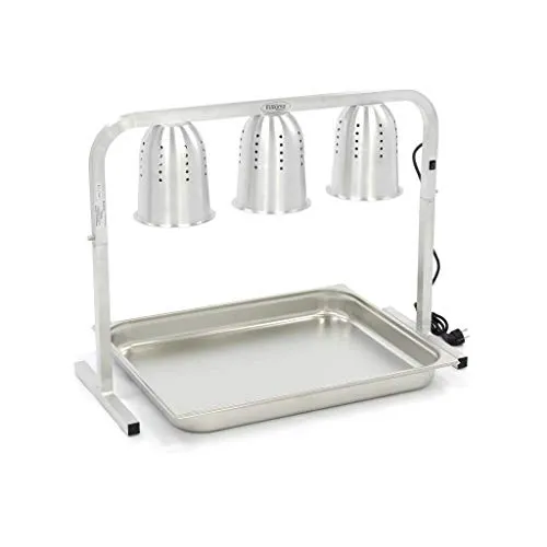 Maxima Lampada Riscaldante 3 Luci con Vasca GN 825W