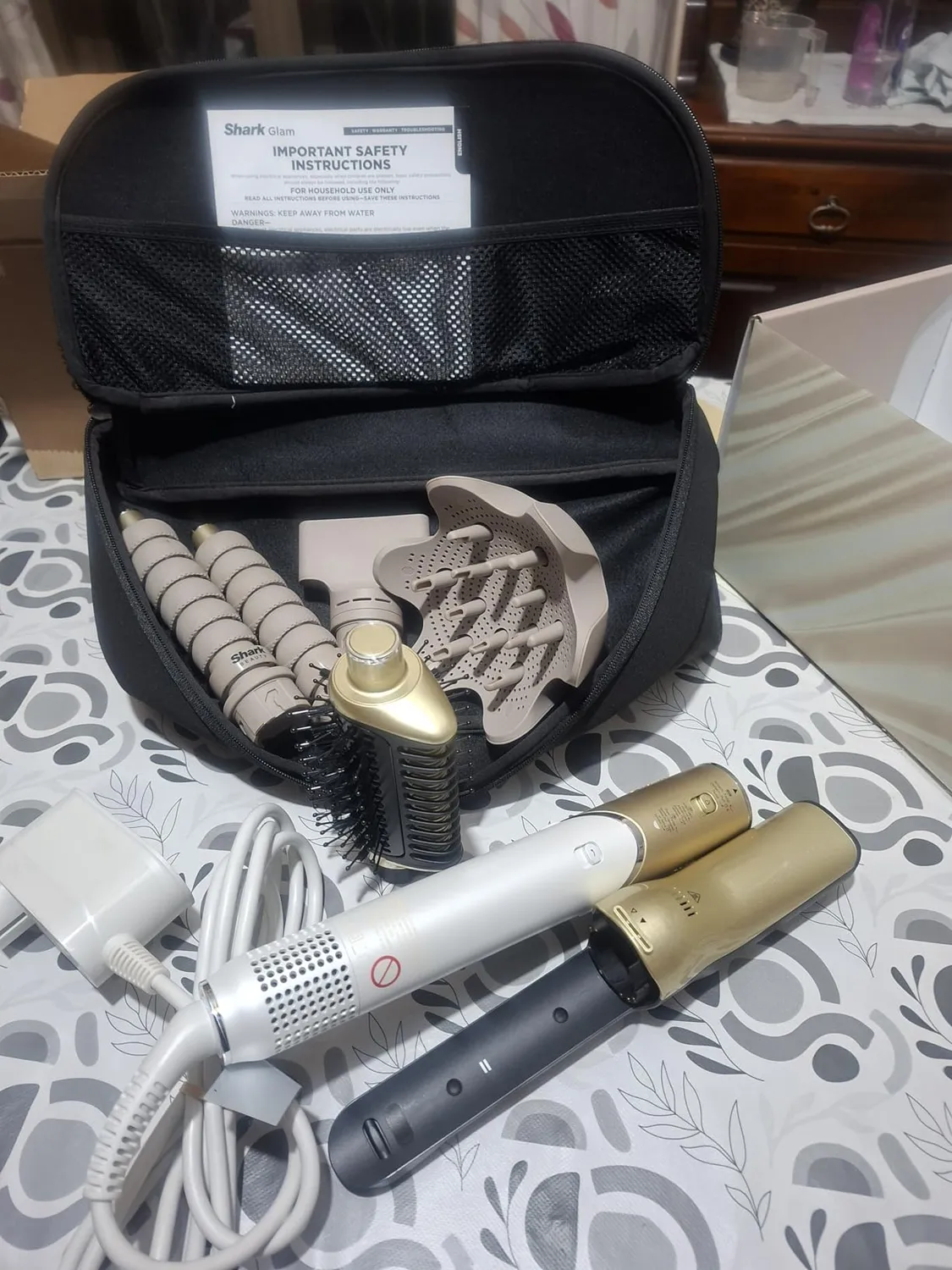 Shark FlexStyle Glam Styler Asciugacapelli con Diffusore Ceramica