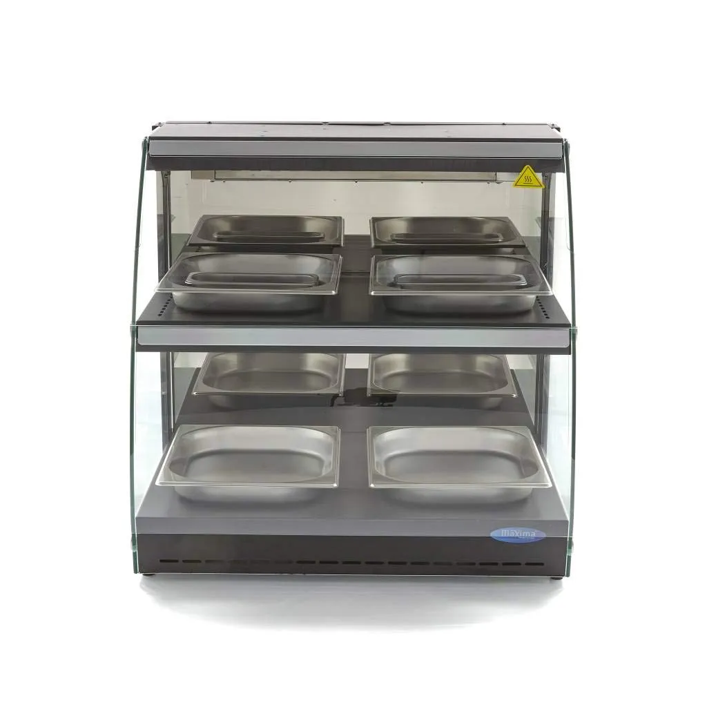 Maxima Vetrina termica 4x1/2 GN 2 livelli 550W