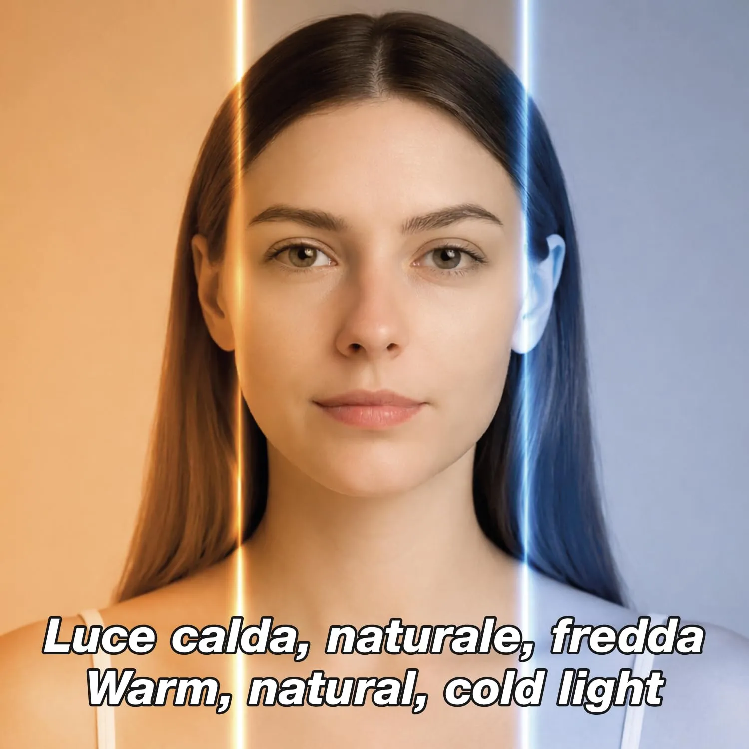 Beper P302VIS051 specchio trucco LED ricaricabile 3 luci USB-C