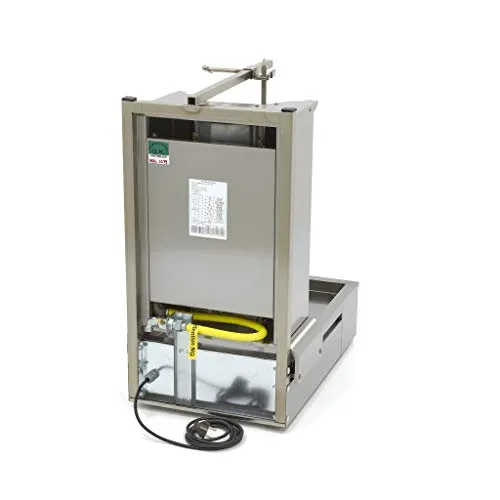 Pizza Maxima grill kebab gas 2 bruciatori 20kg carne
