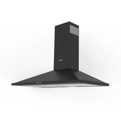 Samet Eolo90 Cappa Parete 90 cm Nera Piramide