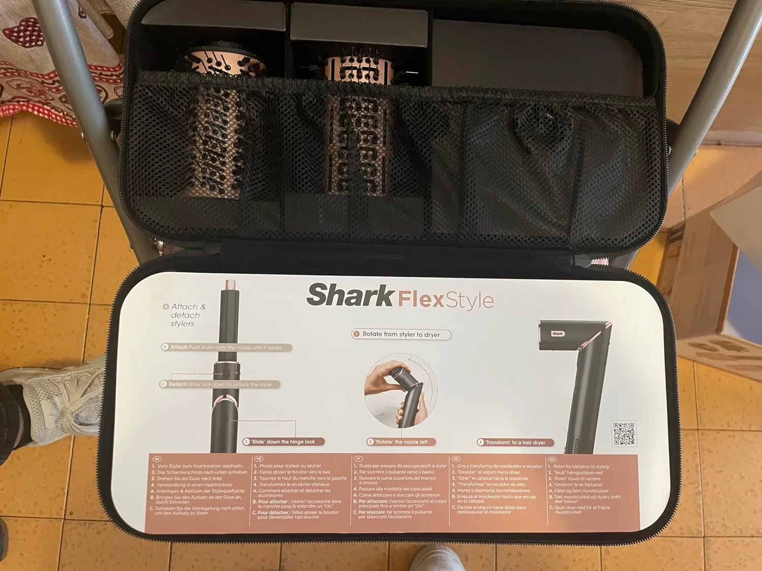 Shark FlexStyle HD440EU styler 5in1 nero oro rosa