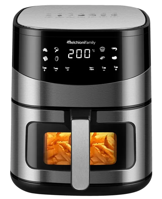 Melchioni Family Arianna Friggitrice ad Aria 6,5L nera 2000W
