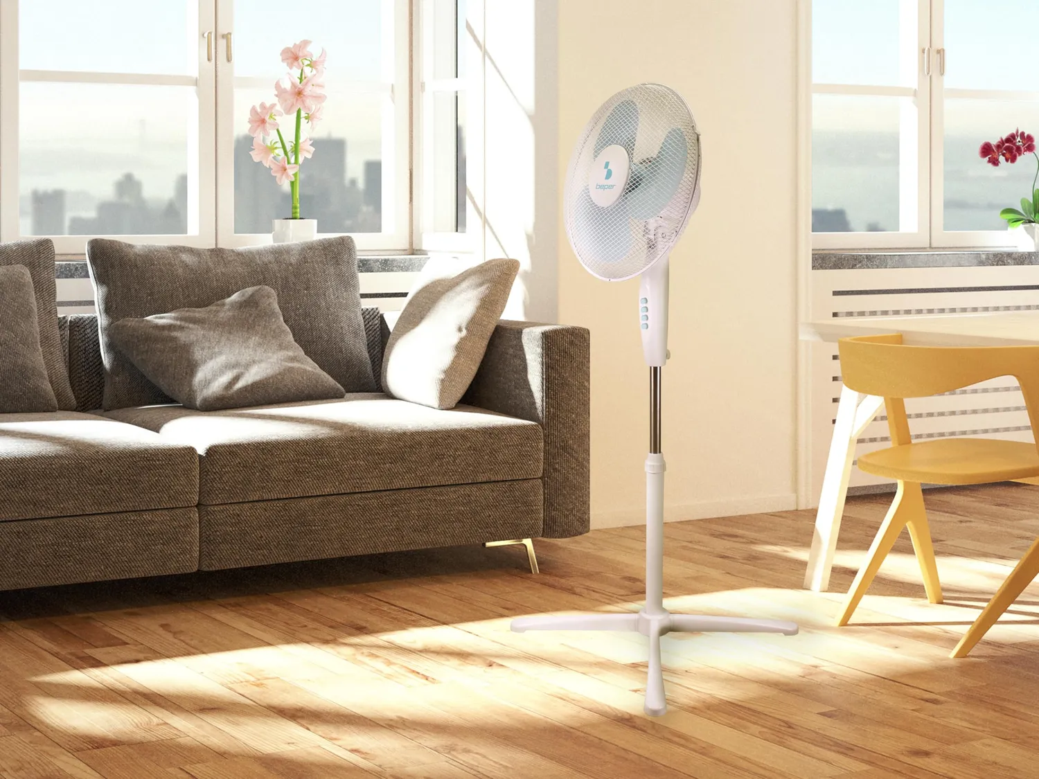 Beper P206VEN103 ventilatore a piantana 40W altezza 125cm