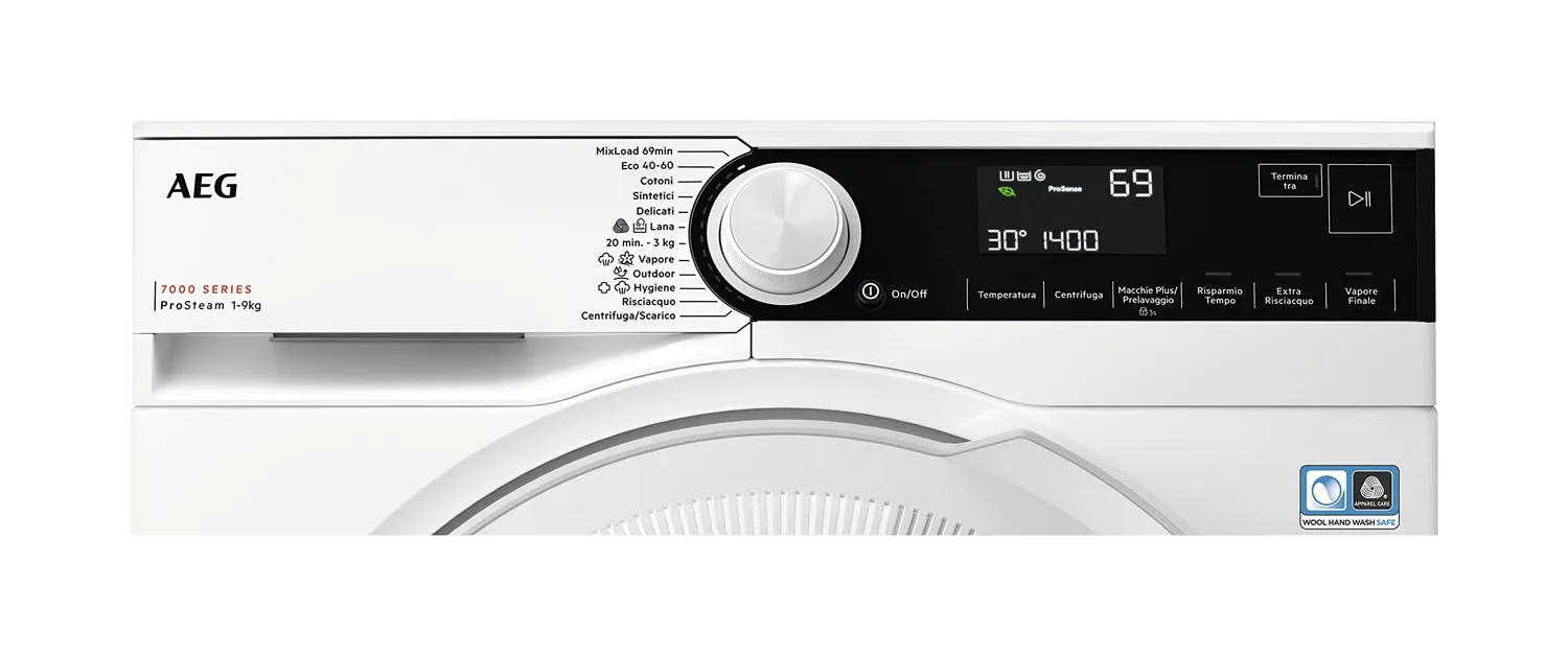 AEG Serie 7000 LR7D94GW Lavatrice 9 Kg Classe A