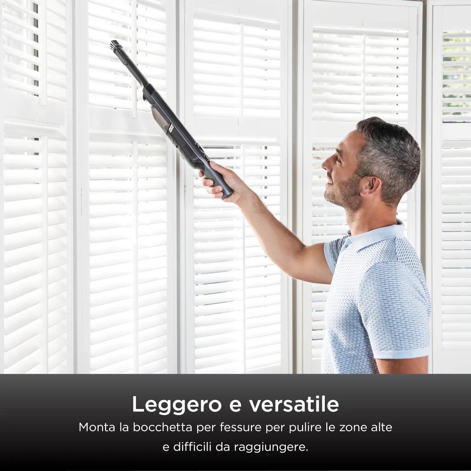 Shark WandVac 1.0 aspirabriciole grigio 8 minuti leggero