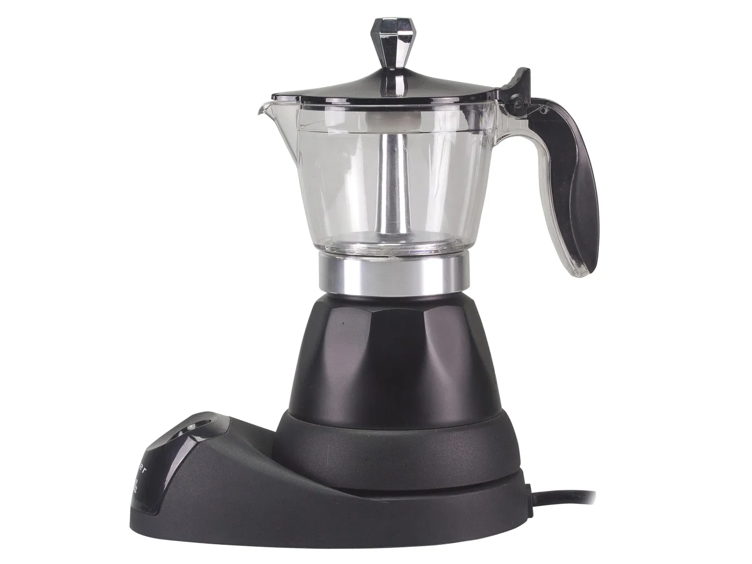 Beper BC.040N moka elettrica 3 tazze nera non programmabile