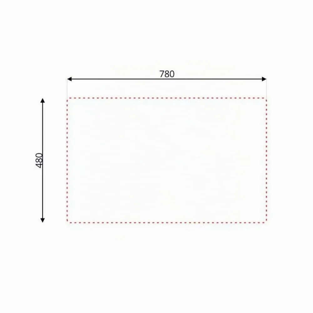 Samet SA216 lavello appoggio 80x50 inox gocciolatoio destro