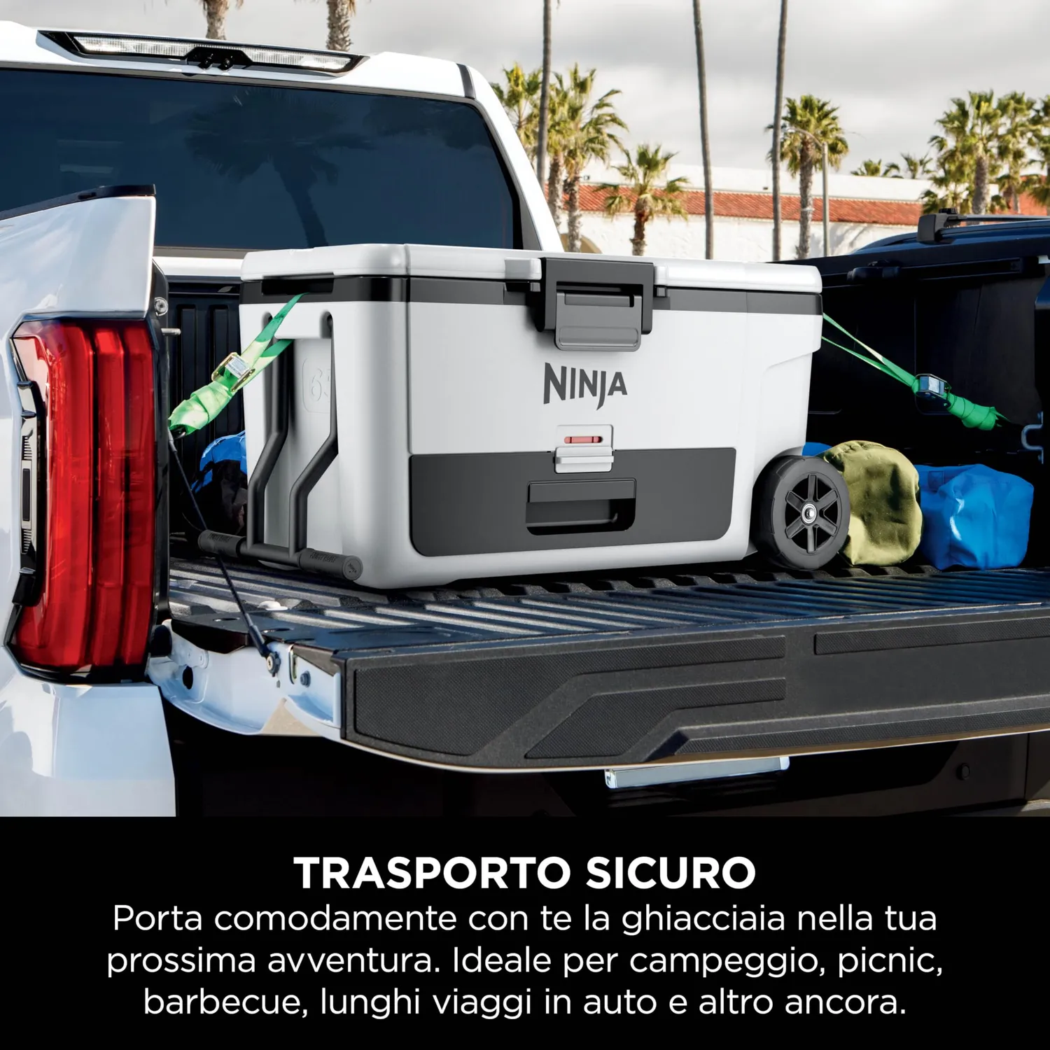 Ninja FrostVault FB265EUWH ghiacciaia 61L bianco con ruote