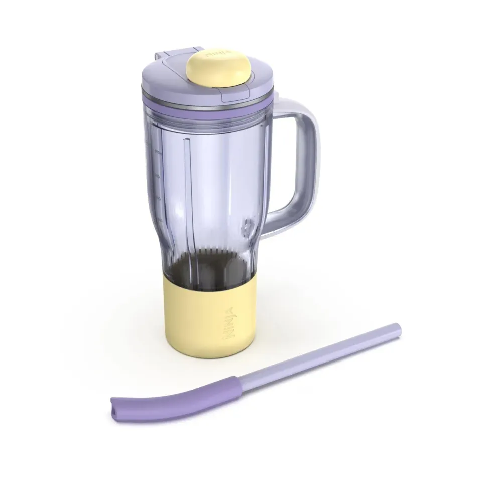 Ninja BlendBoss XSKDB324LSPR borraccia 710ml lilla con cannuccia