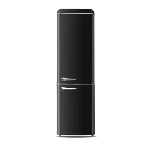 Samet Maremma frigo combinato retrò nero vintage