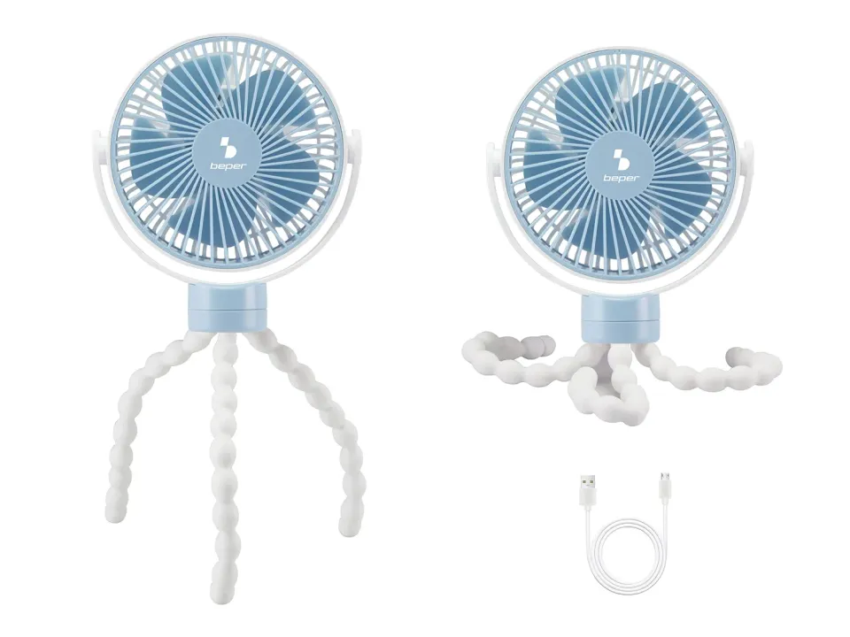 Beper P206VEN430 mini ventilatore USB con gambe LED