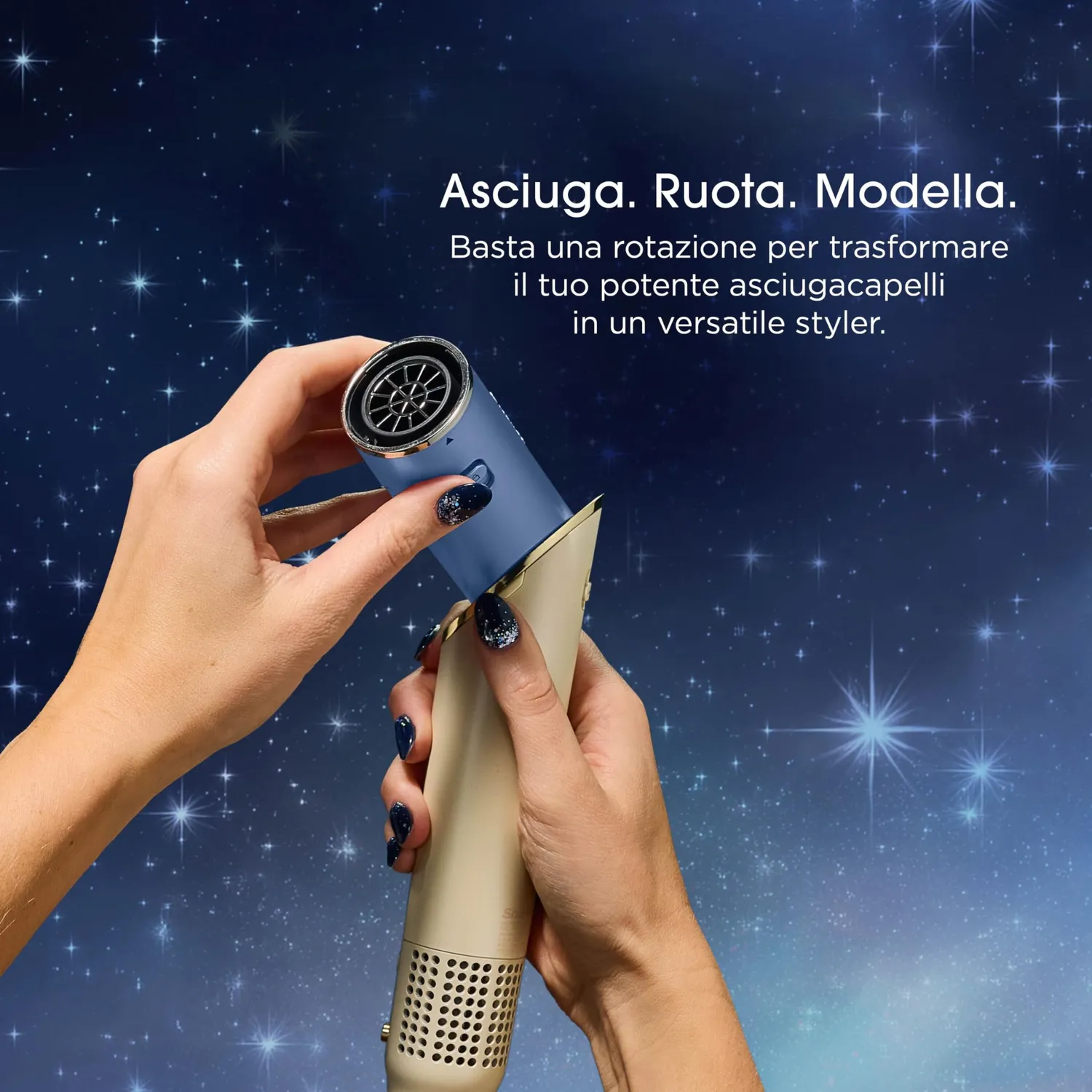 Shark Glam FlexStyle Styler 4 in 1 Azzurro