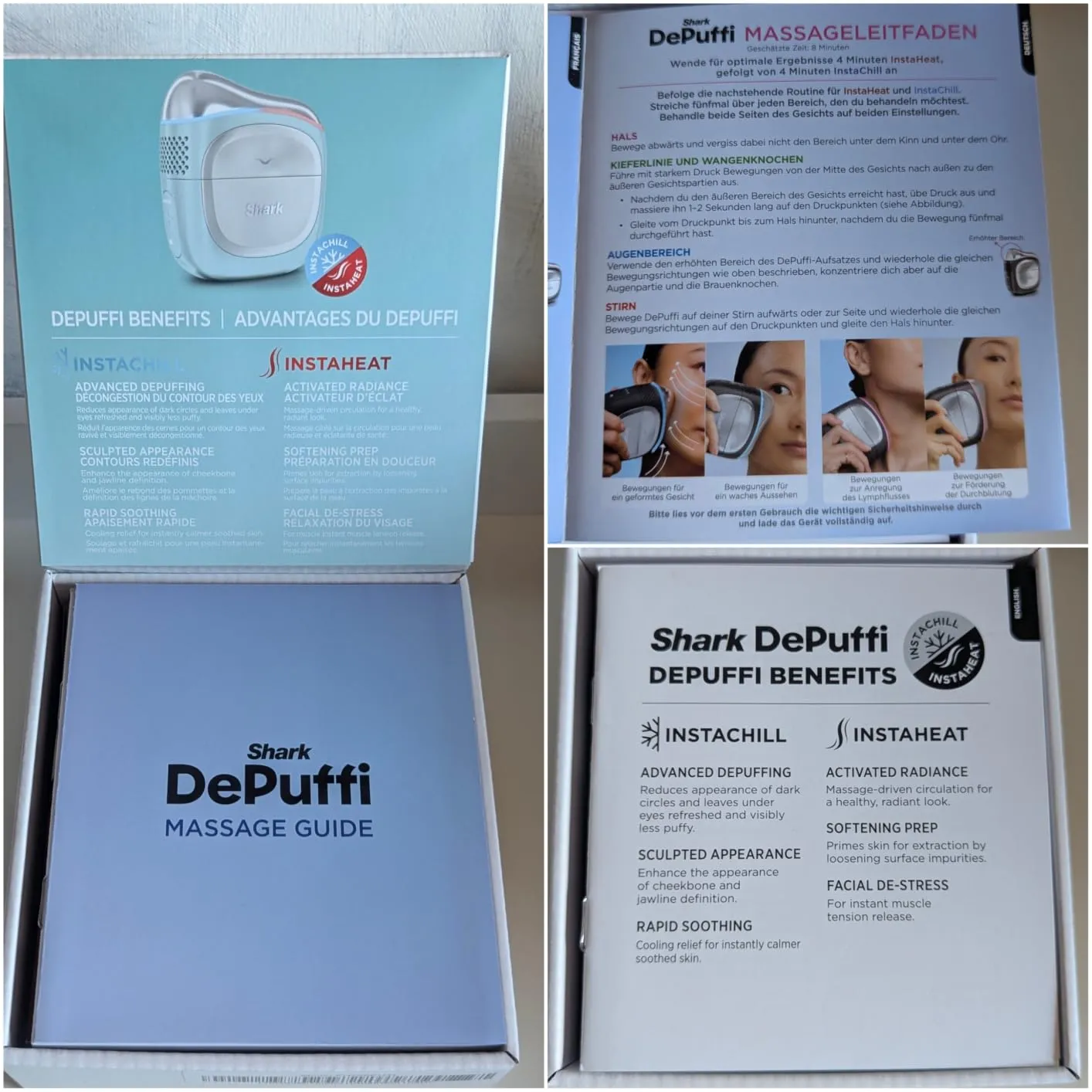 Shark DePuffi FH220EUTL Dispositivo Viso Ottanio