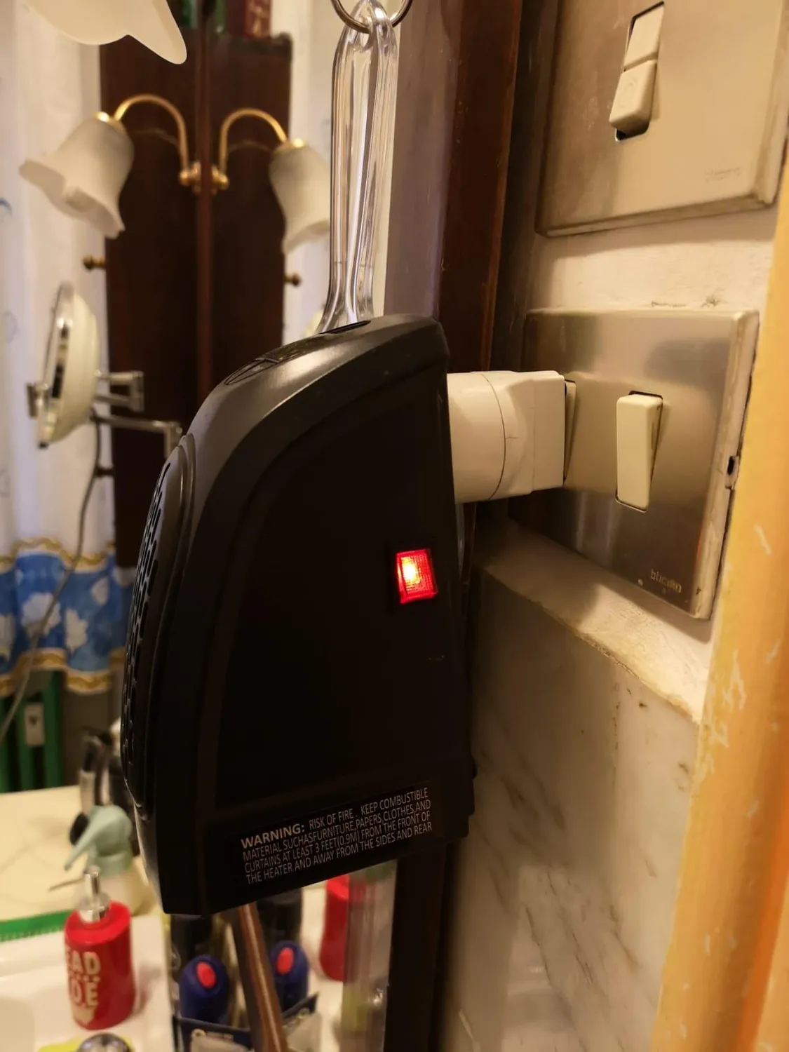 Beper Pocket Heater Ri.201 termoventilatore nero ceramico