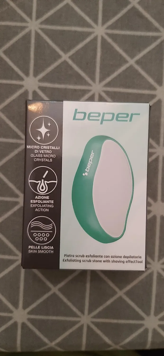 Beper C301ABE200 Raspa Piedi Vetro Microcristalli