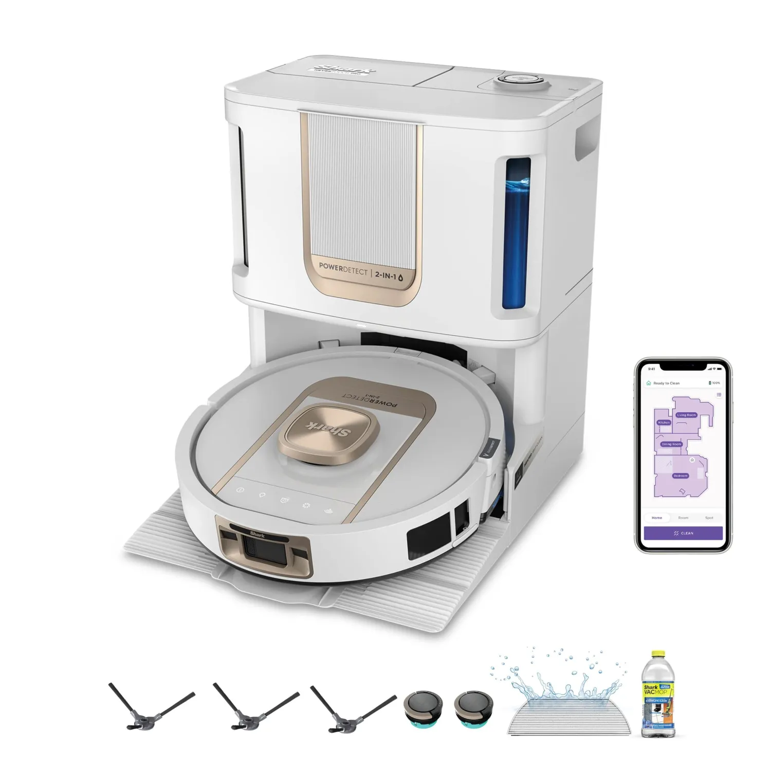 Shark PowerDetect ThermaCharged robot aspirapolvere essenziale