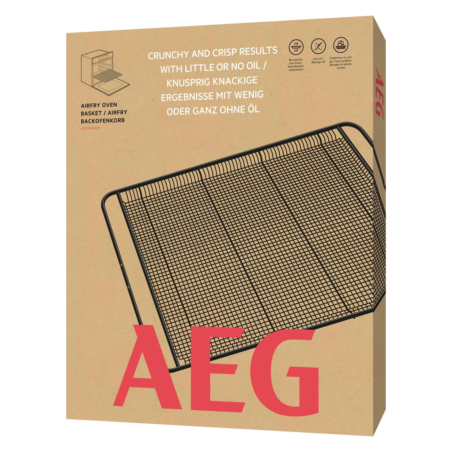 AEG A9OOAFWM Teglia AirFry Forata per Forno XXL