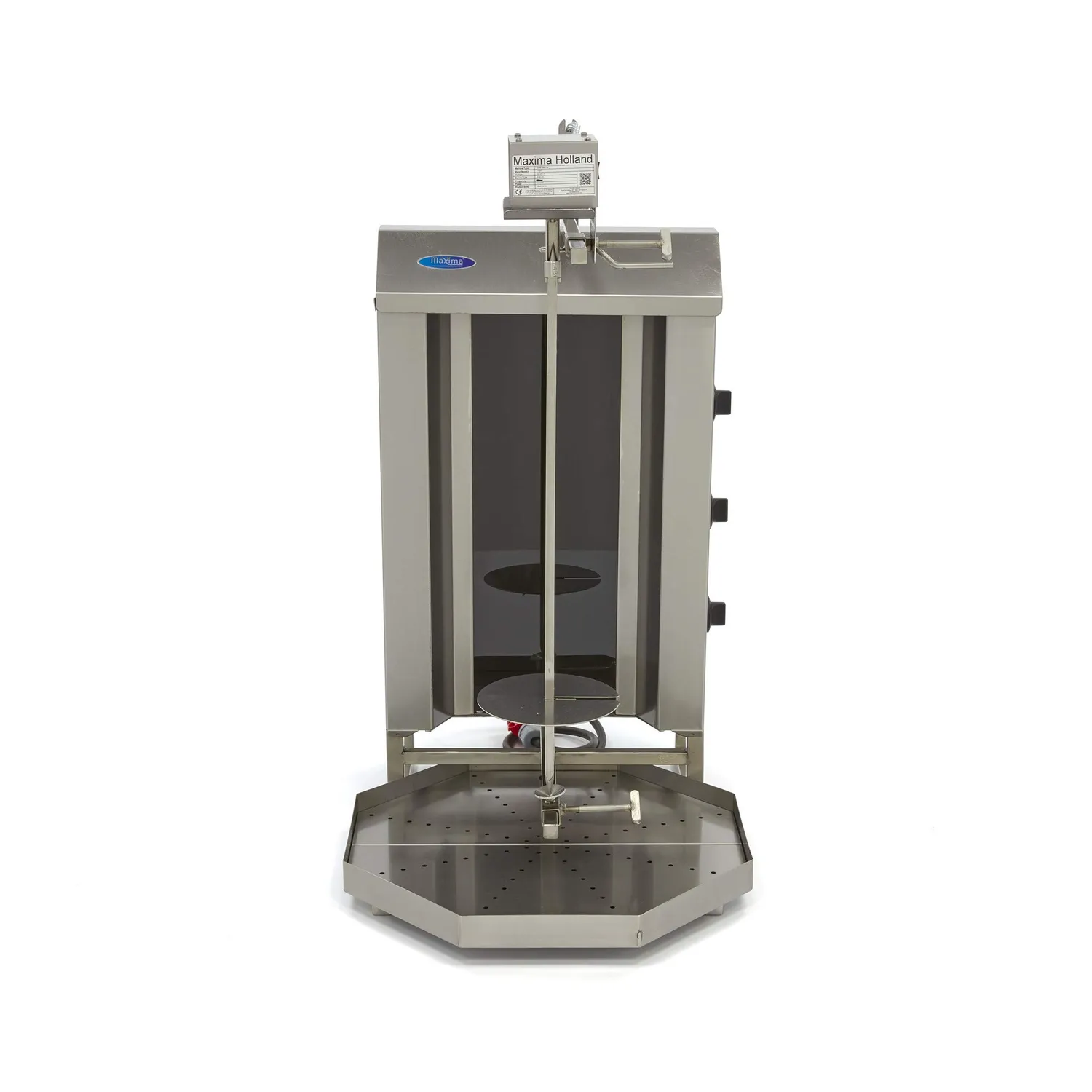 Pizza Maxima Grill Kebab 3 Fuochi Elettrico 30 kg Alto
