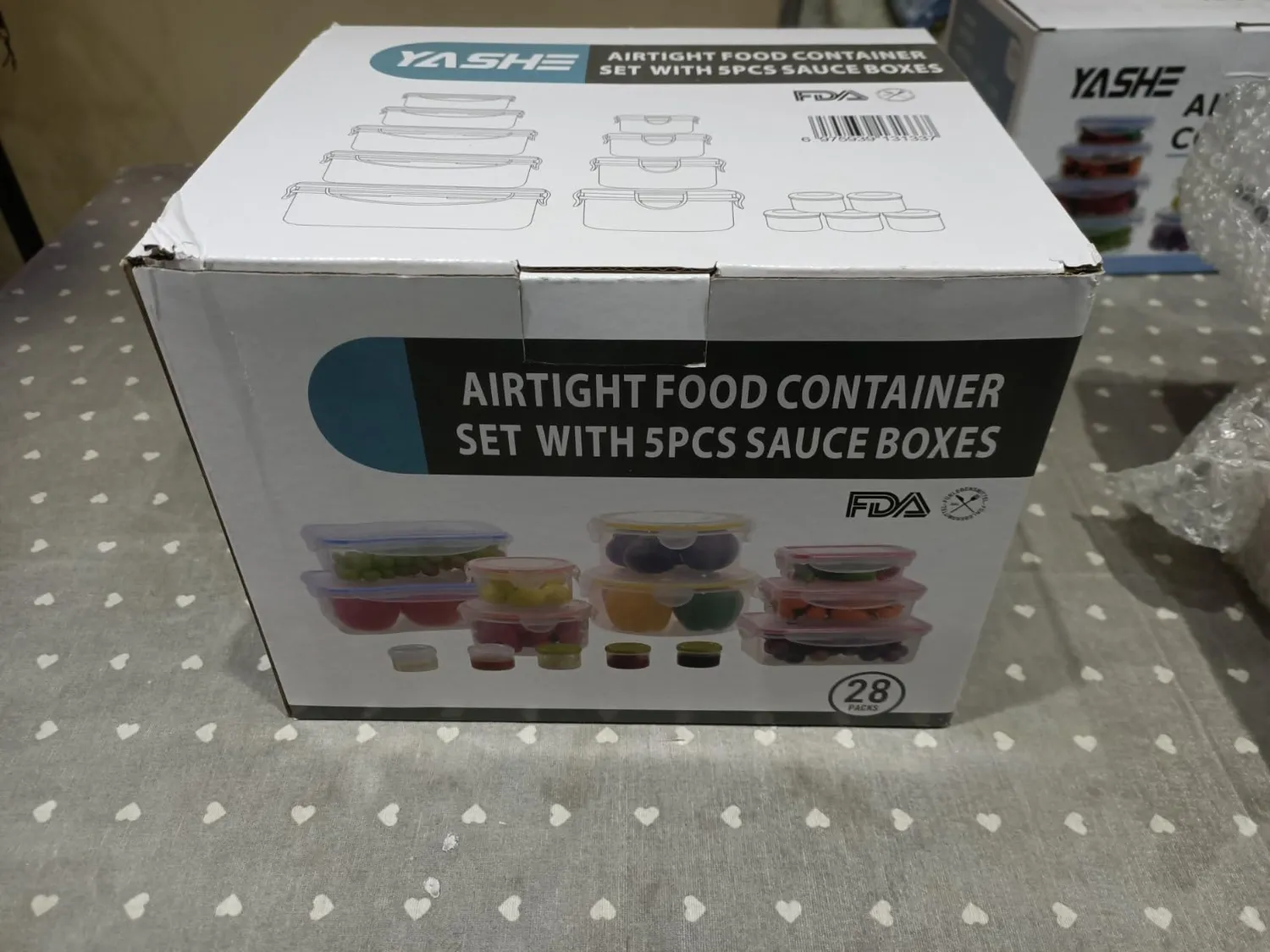 Yashe Contenitori Ermetici Alimenti Set 16 Pezzi Mist Formati