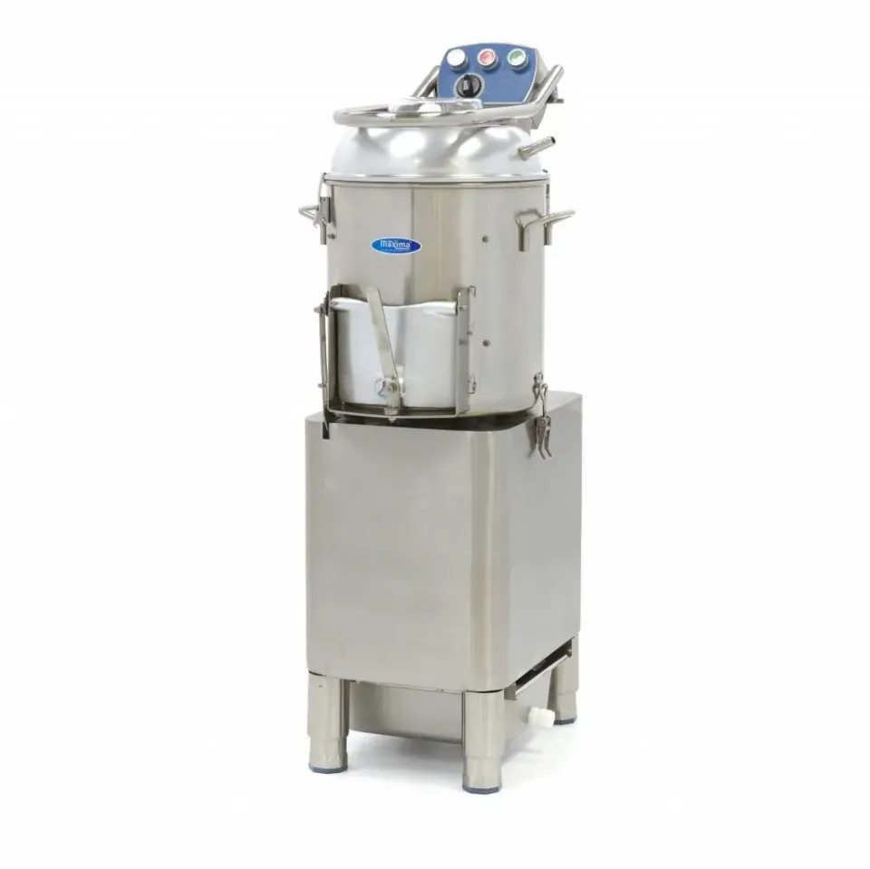 Maxima pelapatate professionale 15 kg 300 kg/h 750W timer