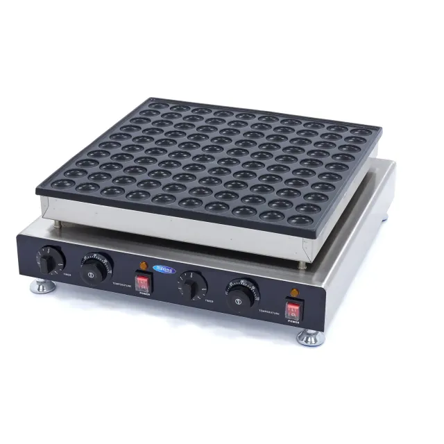 Maxima Poffertjes 100 Pezzi piastra elettrica 4 cm antiaderente