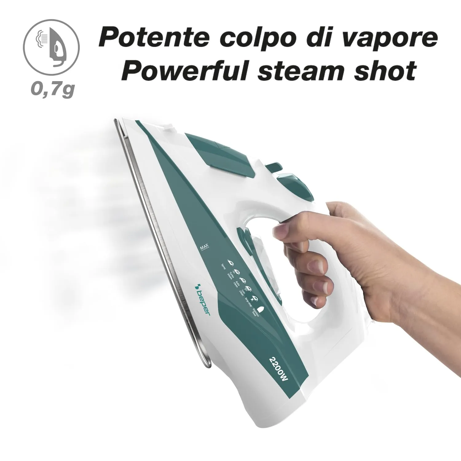 Beper SteamPro 300 P204FER005 ferro da stiro 2200W