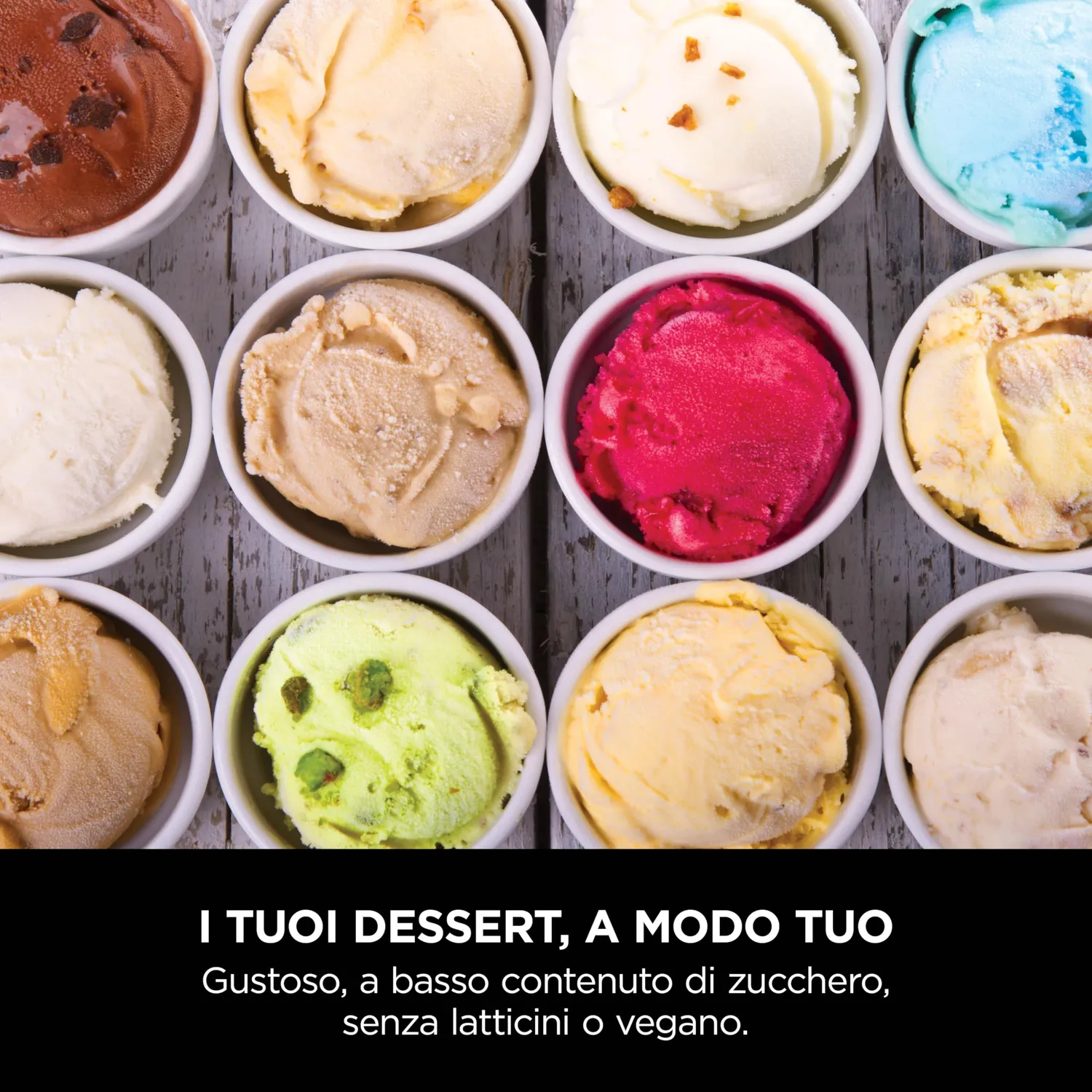 Ninja CREAMi Gelatiera 1,4L Grigio 2 Vasetti
