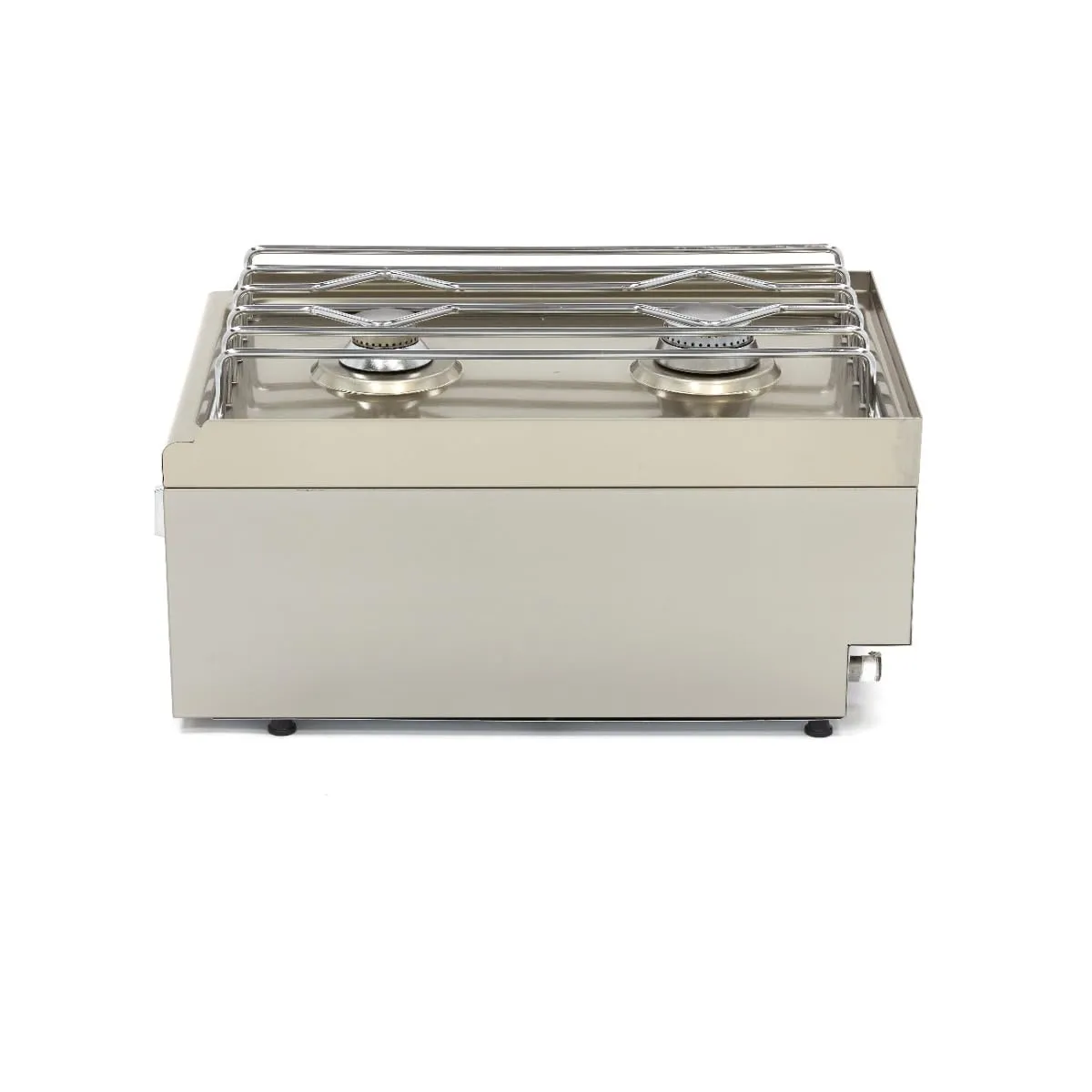 Maxima fornello gas 2 fuochi 40x60 cm 8,5 kW cromati