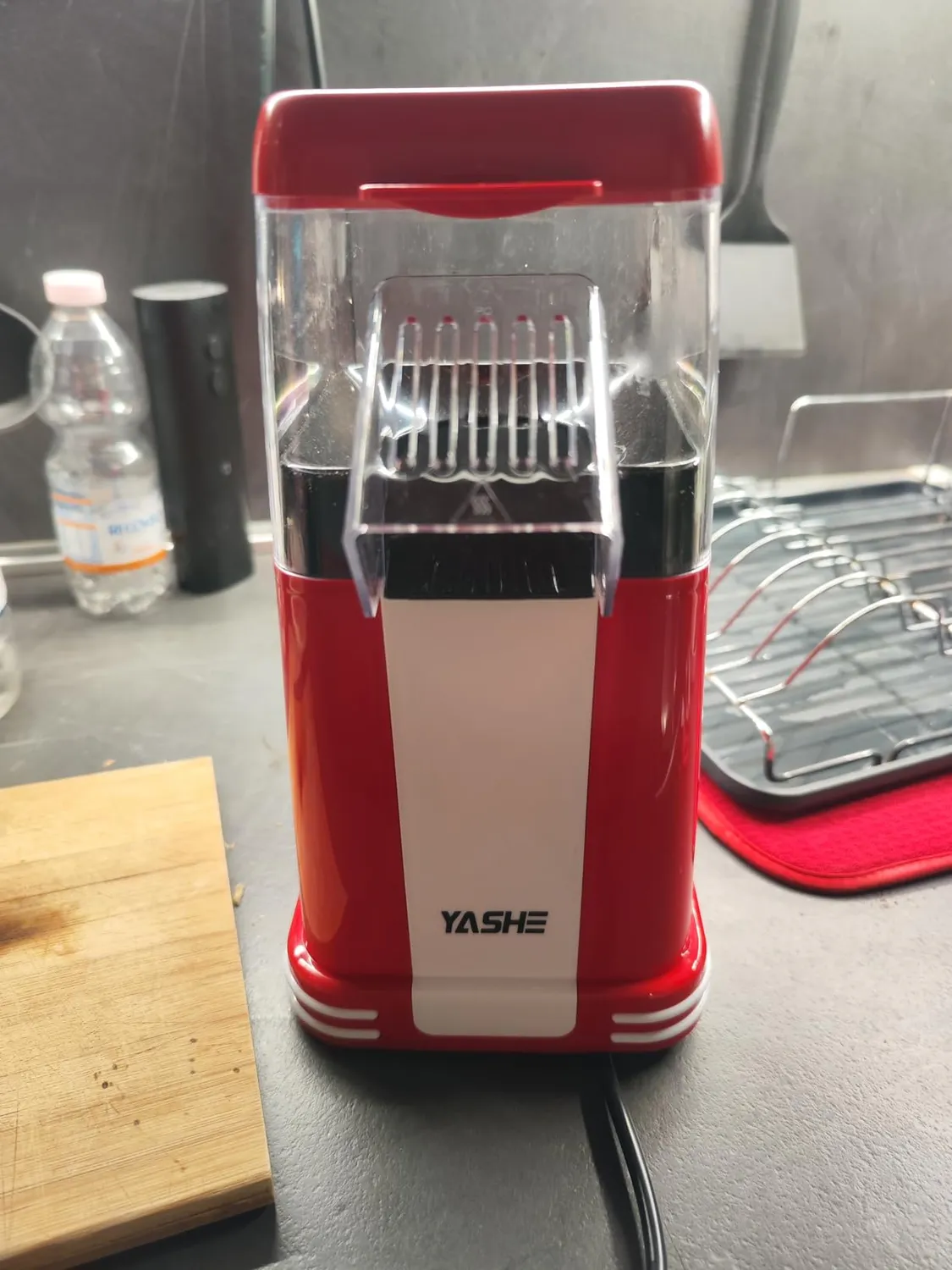 YASHE Popcorn Machine Retro 1200W Aria Calda