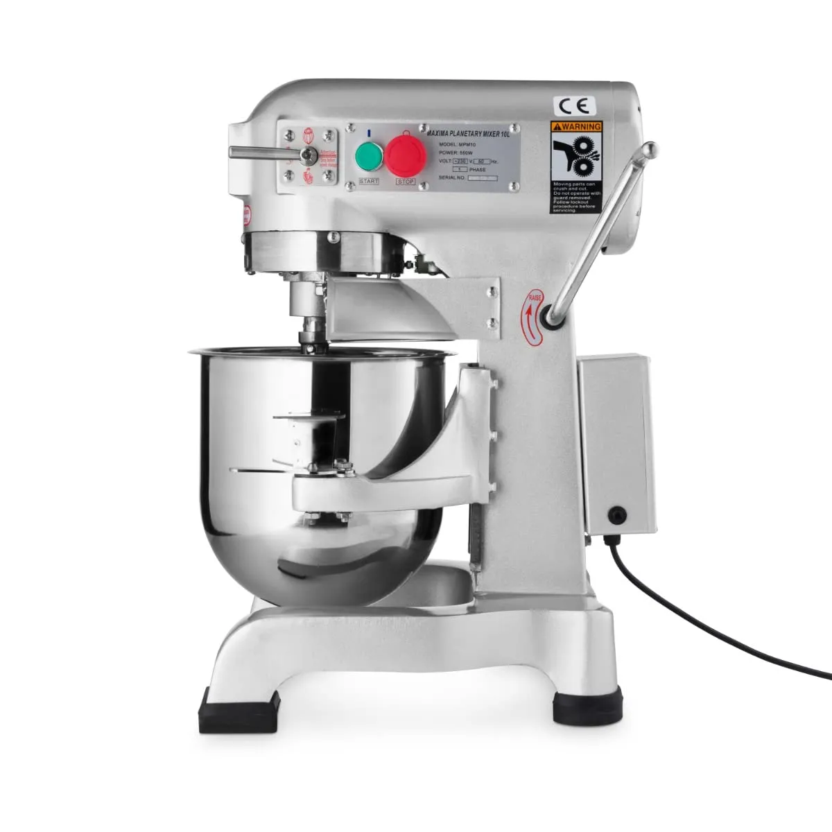 Pizza Maxima MPM 10L Impastatrice Planetaria 5 Kg Inox