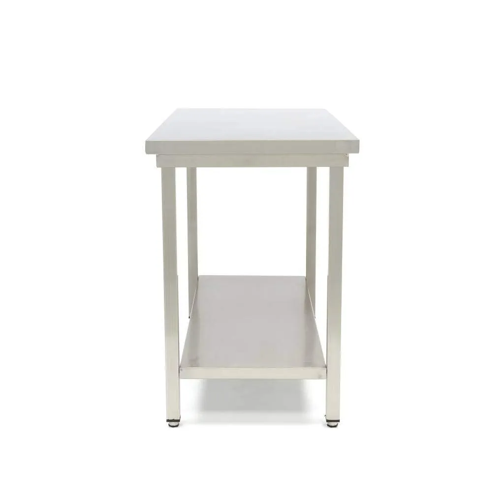 Maxima Deluxe Tavolo Lavoro Inox con Ripiano Montaggio 10'