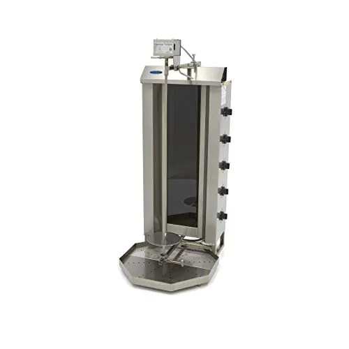Pizza Maxima grill kebab elettrico 5 bruciatori 80kg