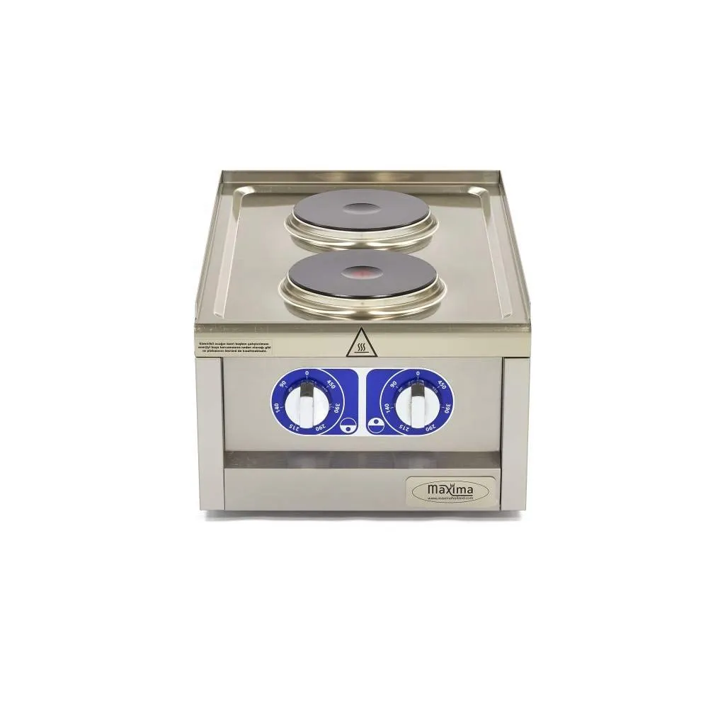 Pizza Maxima Piastra Elettrica 2 Fuochi 40x60 3500W