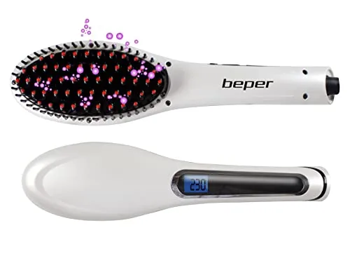 Beper 40.926 spazzola lisciante capelli ceramica ionica LCD