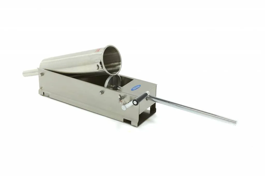 Maxima Insaccatrice Salsicce Orizzontale 7L inox 4 imbuti