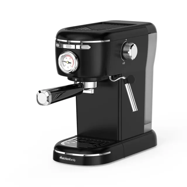 Melchioni Family Aromatica Plus macchina espresso nera 15 bar