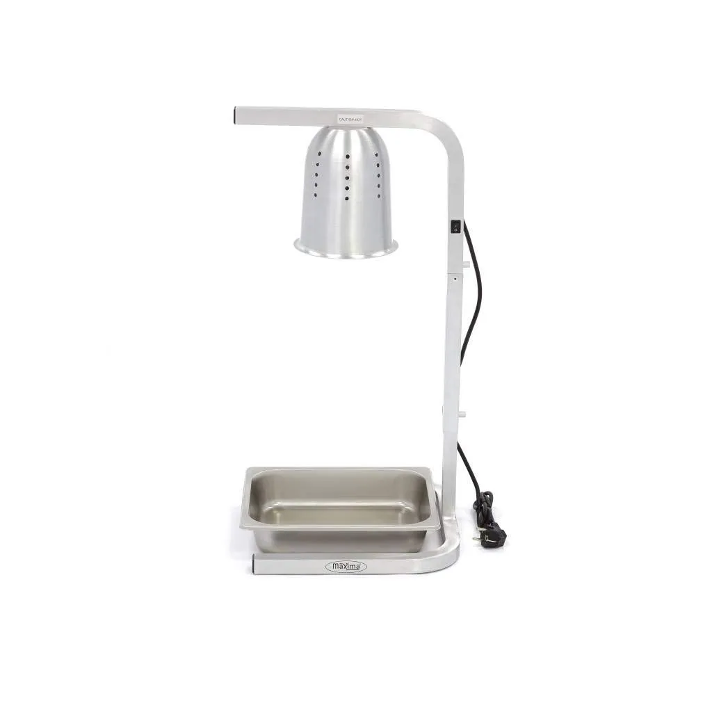 Maxima Lampada Termica Singola 275W con GN 1/1 Alluminio