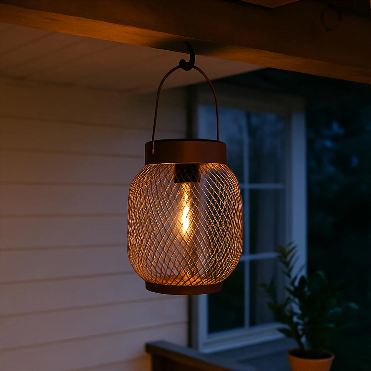 Beper P207ILO302 Mira lampada solare giardino ferro IP44