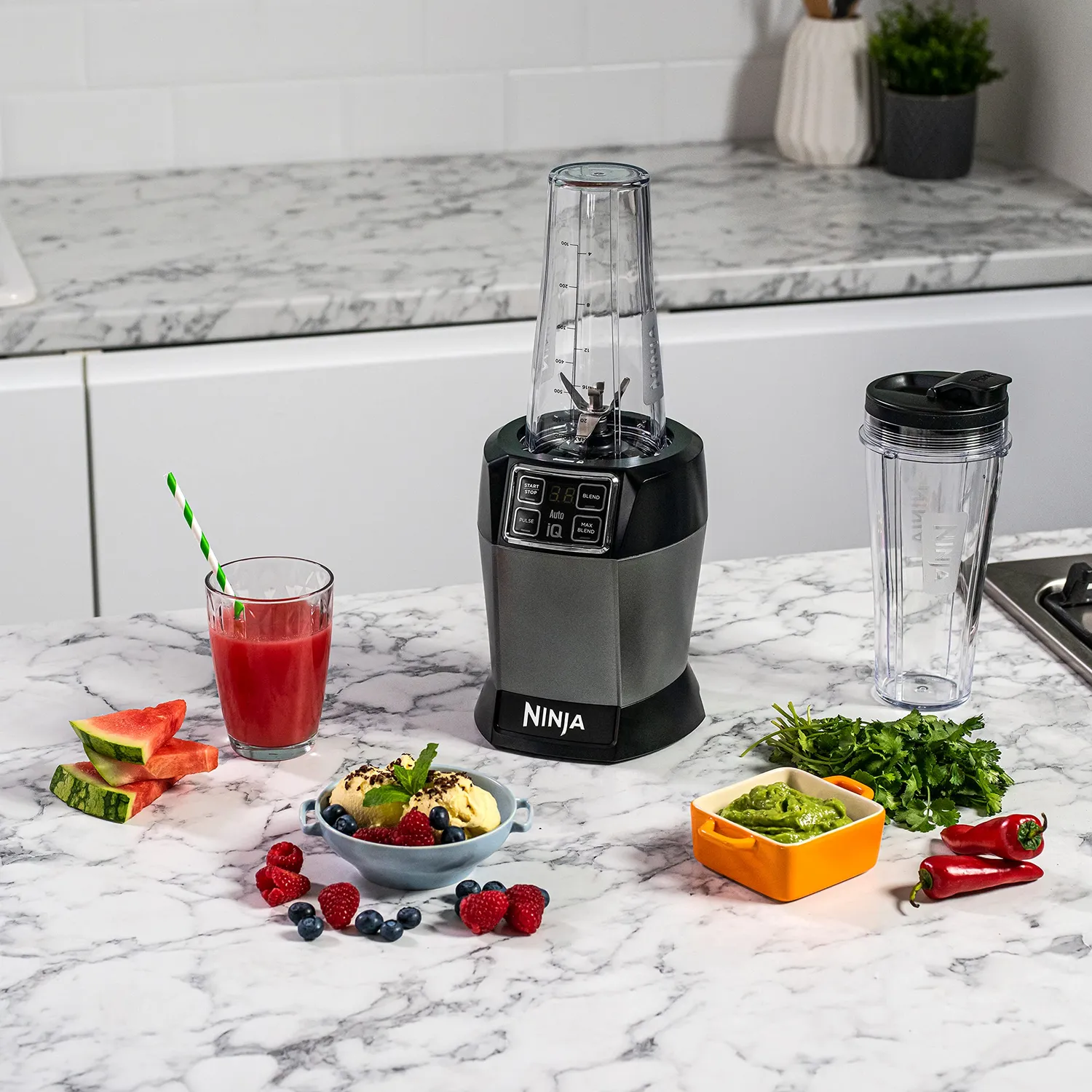 Ninja Mixer PRO frullatore 1000W 2x700 ml nero
