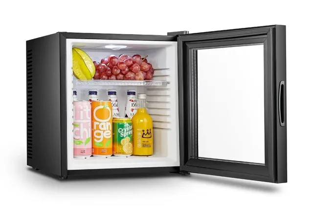 Melchioni Family Iceberg Glass minifrigo 23L nero vetro