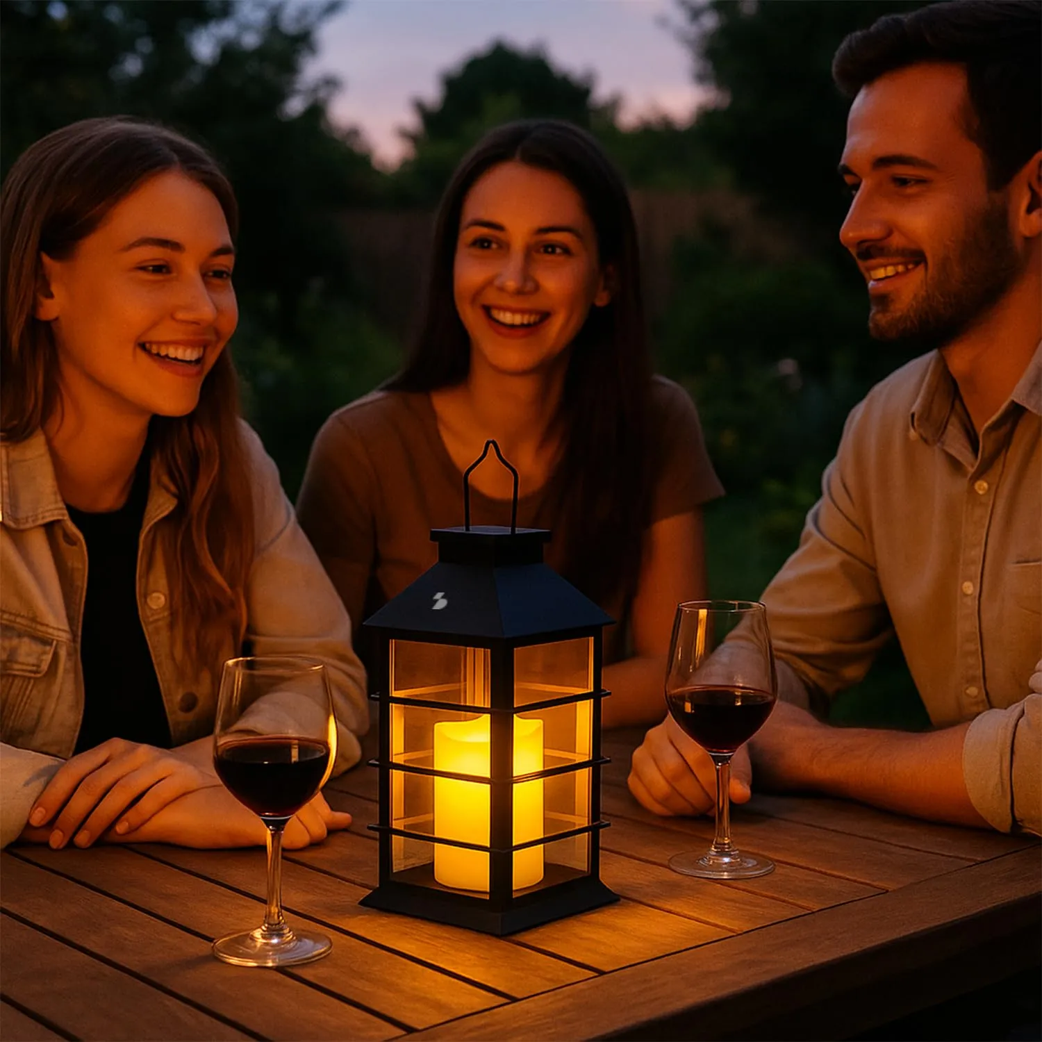 Beper P207ILO303 lanterna solare effetto fiamma con gancio