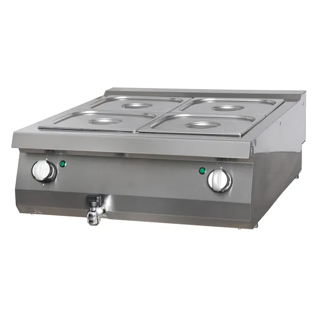 Pizza Maxima Gastro Premium Bain Marie Doppio 90 cm Elettrico