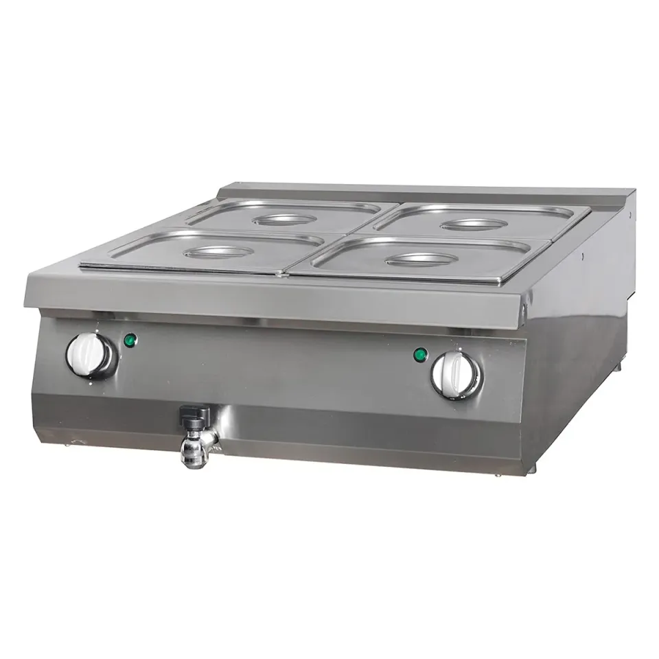 Pizza Maxima Gastro Premium Bain Marie Doppio 90 cm Elettrico