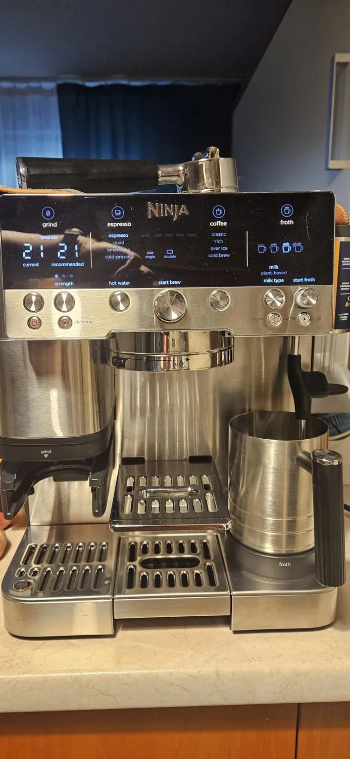 Ninja Luxe Cafe Premier macchina caffe espresso argento