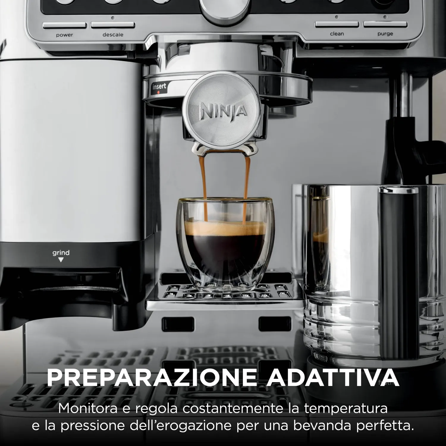 Ninja Luxe Café Pro Macchina Caffè Grani Argento