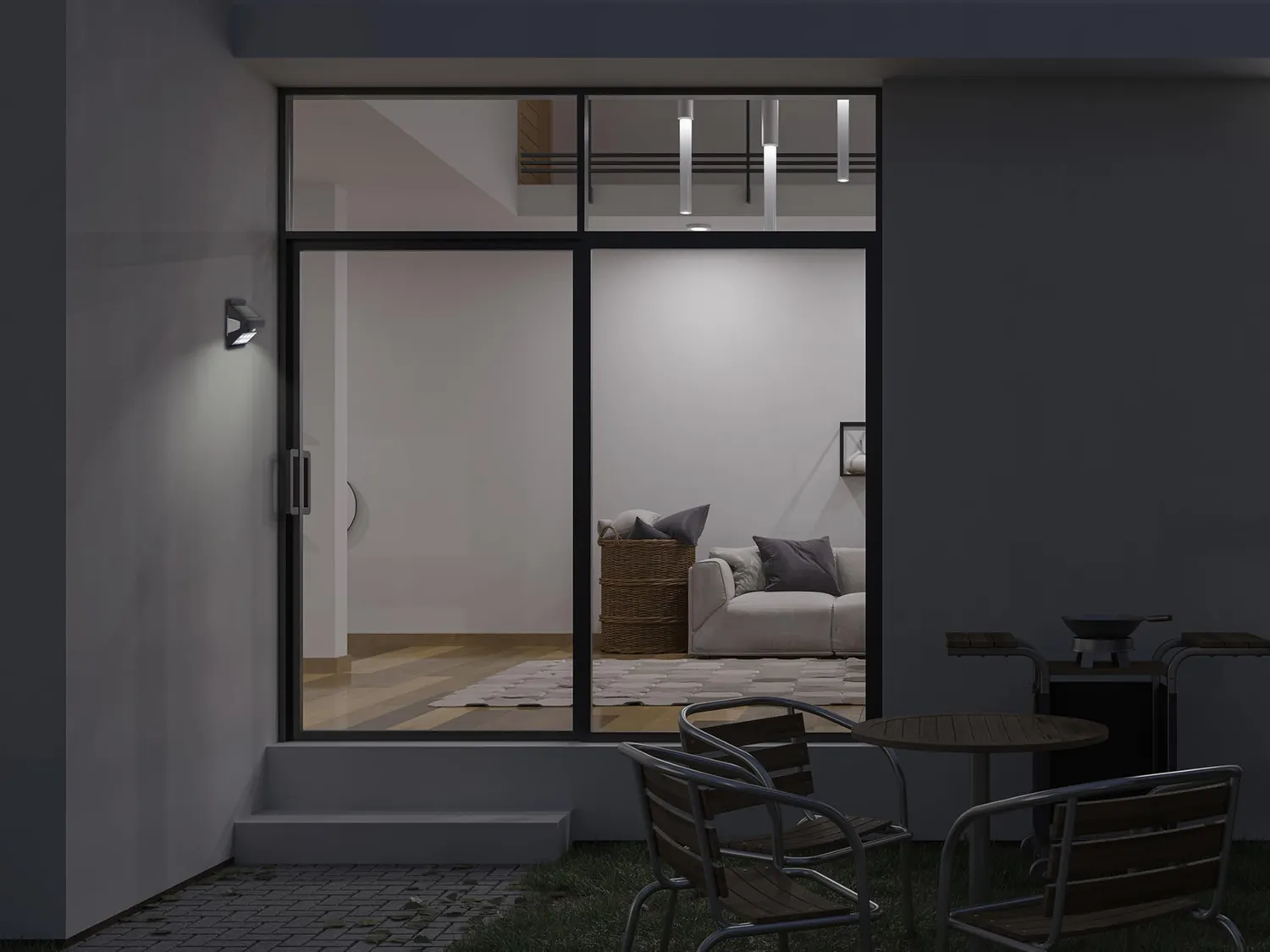Beper P207ILO070 Lampada Solare Muro LED Sensore