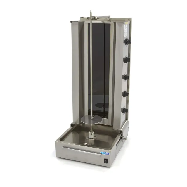 Pizza Maxima Döner Kebab 5 Bruciatori Elettrico Grill 100 kg